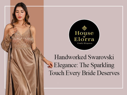 House of Elorra Handworked Swarovski Elegance: The Sparkling Touch Every Bride Deserves