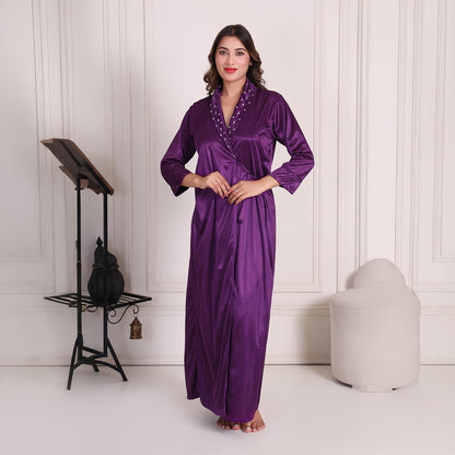 Women Satin Nightwear Set