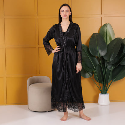 Bridal Satin Nightdress Set