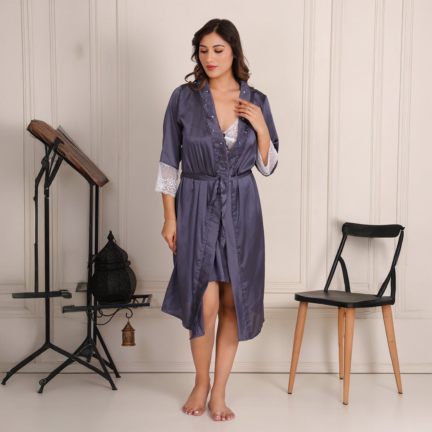 Japanese Satin Nighty Set