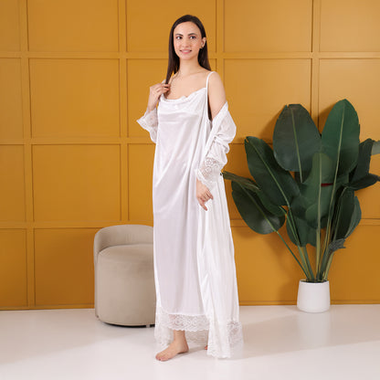 Bridal Satin Nightdress Set