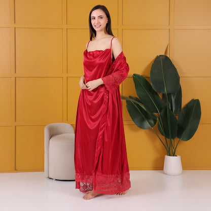 Bridal Satin Nightdress Set