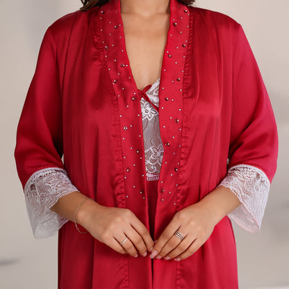 Japanese Satin Nighty Set