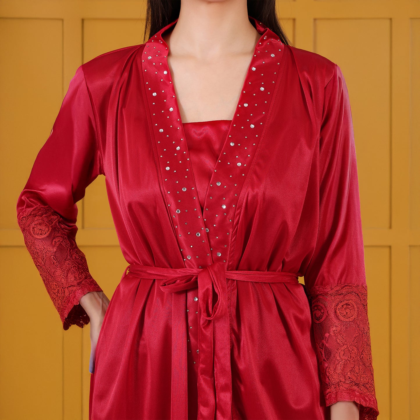 Bridal Satin Nightdress Set