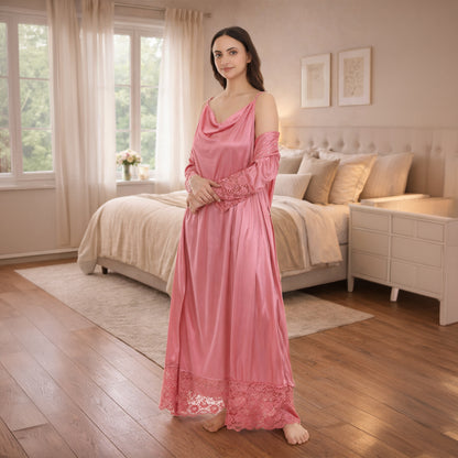 Bridal Satin Nightdress Set