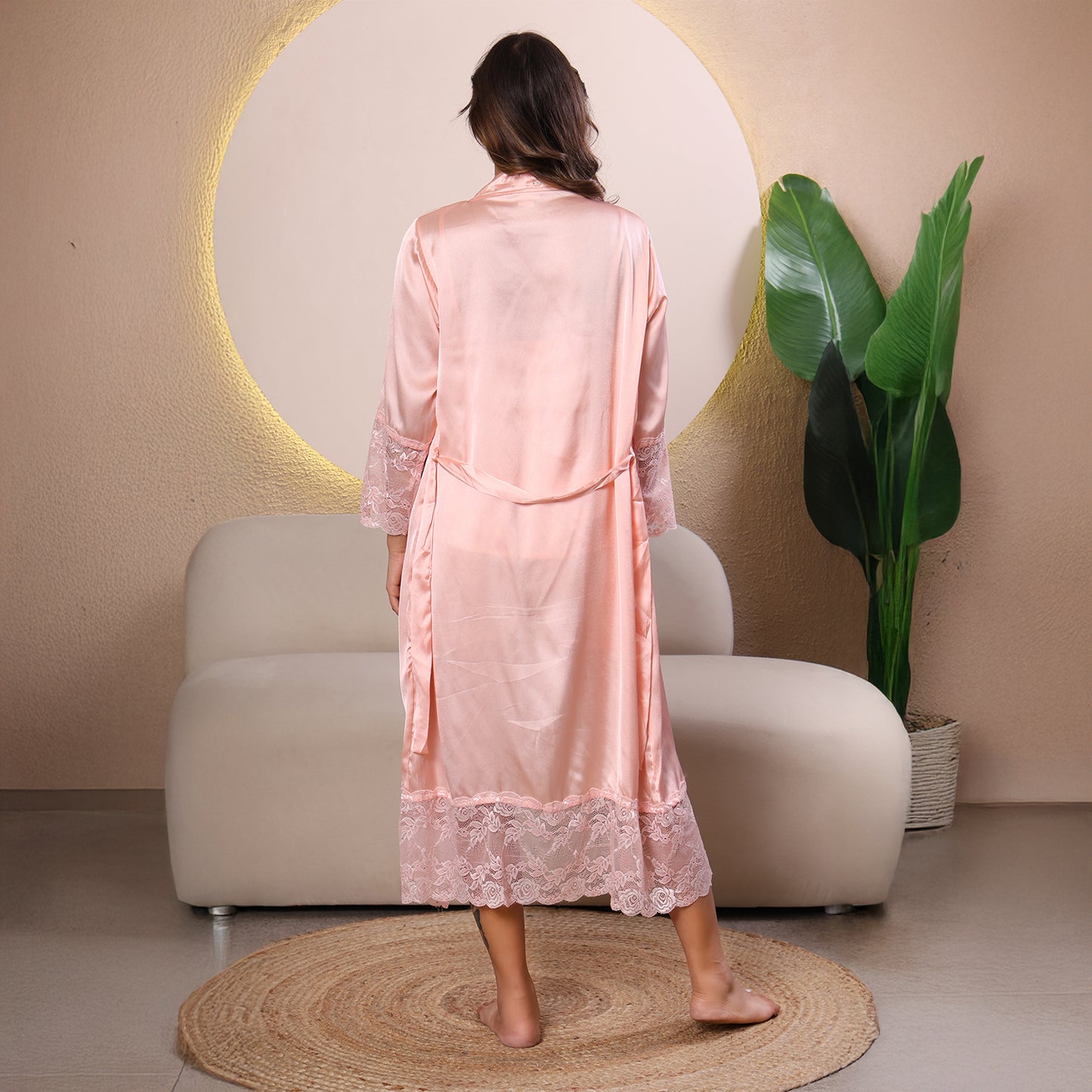 Japanese Satin Top Shorts Set