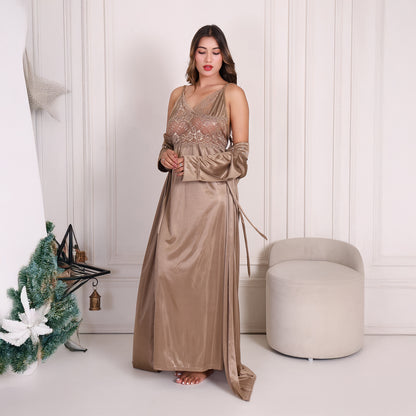 Women Satin Nightwear Set