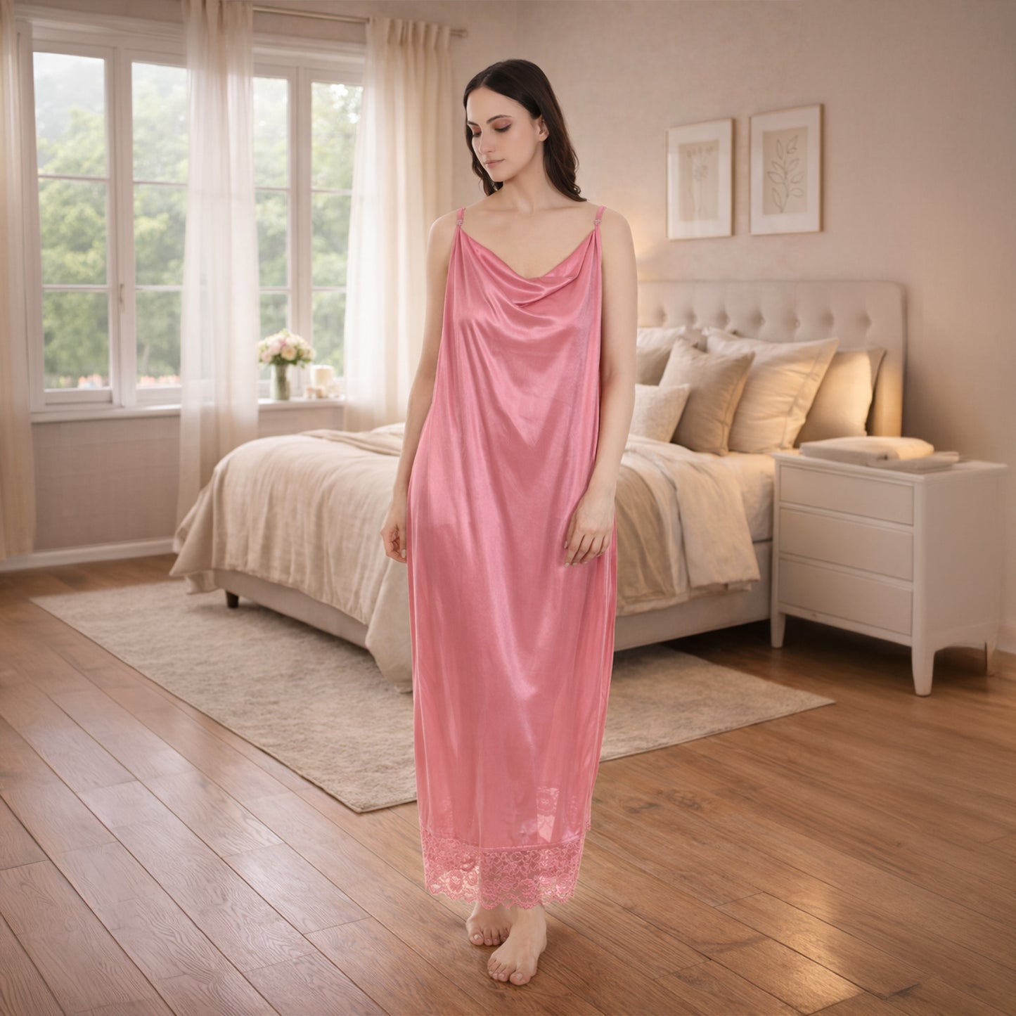 Bridal Satin Nightdress Set