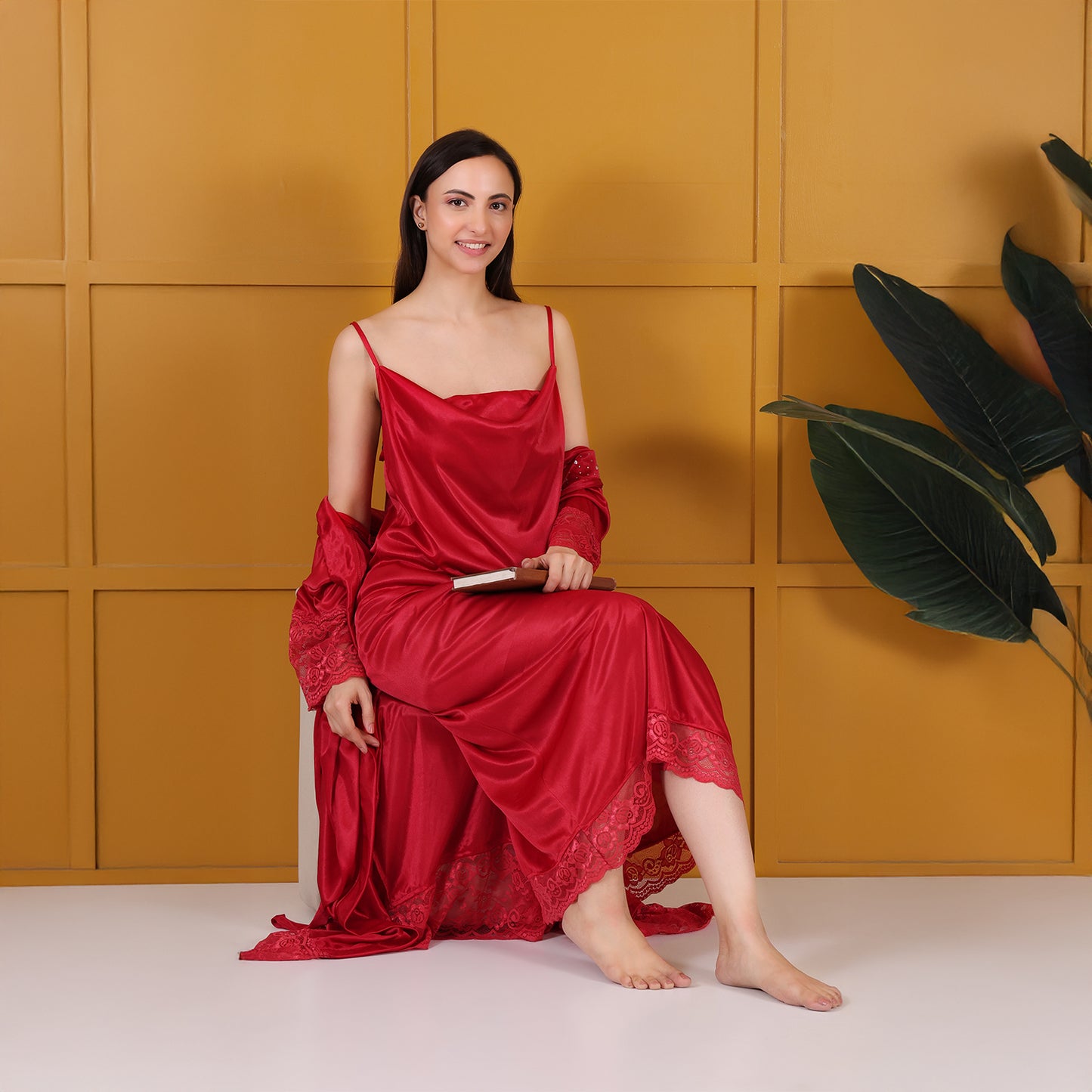 Bridal Satin Nightdress Set